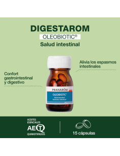 Pranarom Oleobiotic Digestarom Salud Intestinal con Aceites Esenciales para el Equilibrio y Confort Digestivo 2