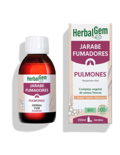 Pranarom HerbalGem Jarabe de los Fumadores Bio para el Bienestar y la Limpieza de las Vías Respiratorias