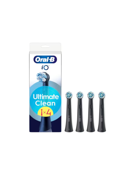 Oral-B iO Ultimate Clean Recambio Color Negro (4 unidades)