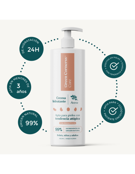 Green Cornerss Crema Hidratante De Avena 280ml