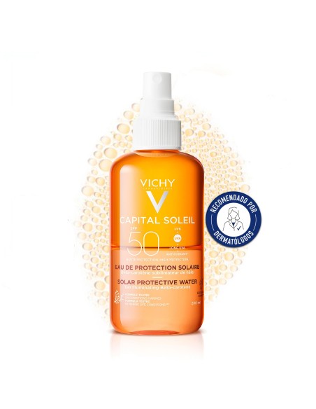 Vichy Capital Soleil Agua Luminosidad SPF50 200 ml