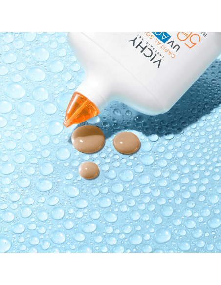 Vichy Capital Soleil Uv AQUA Fluido Hidratante Color Medium SPF50 50 ml