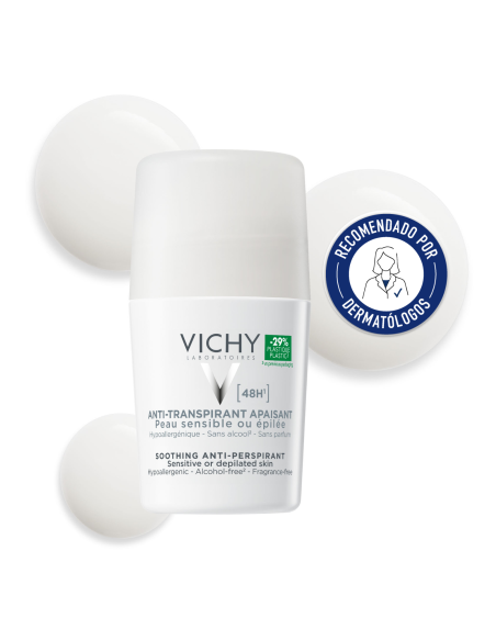 Vichy Desodorante Bola Reguladora Piel Sensible 48h 50 ml