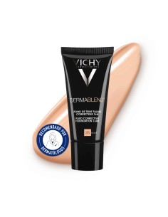 Vichy Dermablend Fondo de Maquillaje Fluido Alta Cobertura 16h Tono 25 Nude