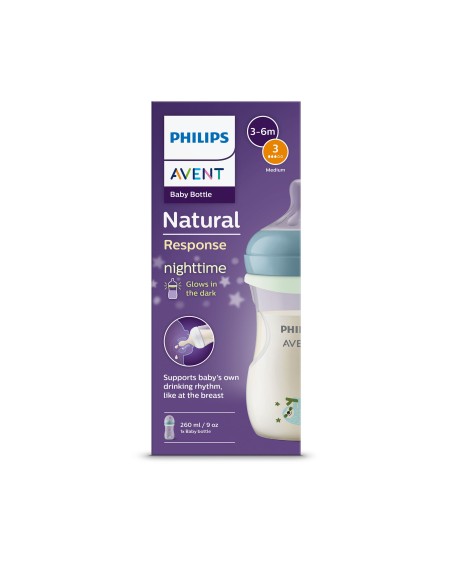 Avent Biberón Natural Response Nocturno 260 ml