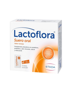 Lactaflora Suero Oral Naranja 10 sobres