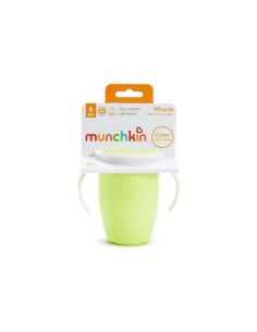 Munchkin Taza Antigoteo Con Asas Verde 207ml