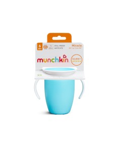 Munchkin Taza Antigoteo Con Asas Azul 207ml