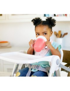 Munchkin Taza Antigoteo Con Asas Rosa 207ml 2