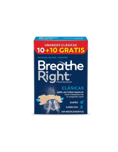Breathe Right Tira Nasal Grande 10 unidades
