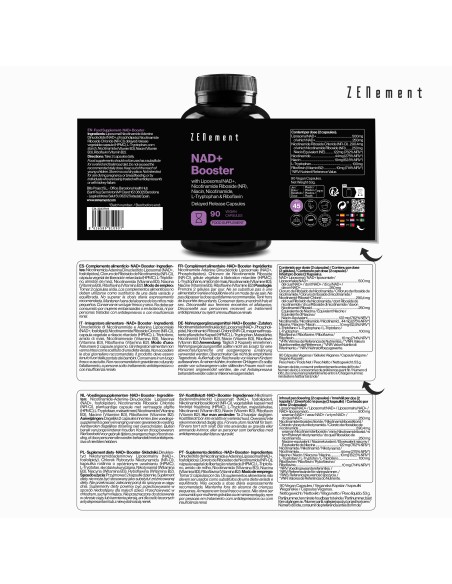 Zenement NAD+BOOSTER 90 cápsulas