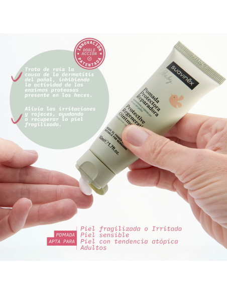 Suavinex Pomada de Pañal Protectora Reparadora 50 ml