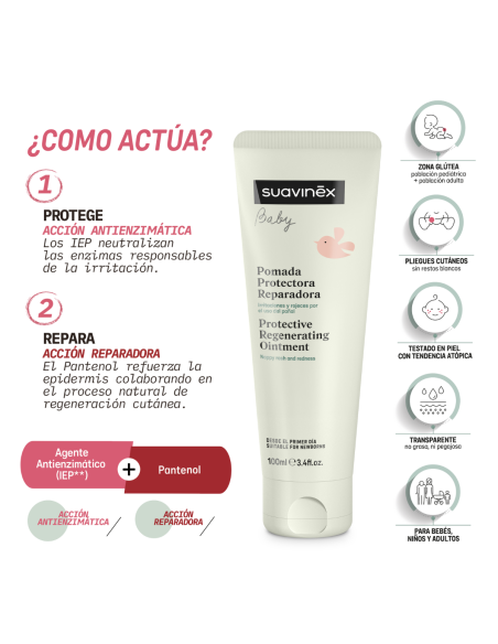 Suavinex Pomada de Pañal Protectora Reparadora 50 ml