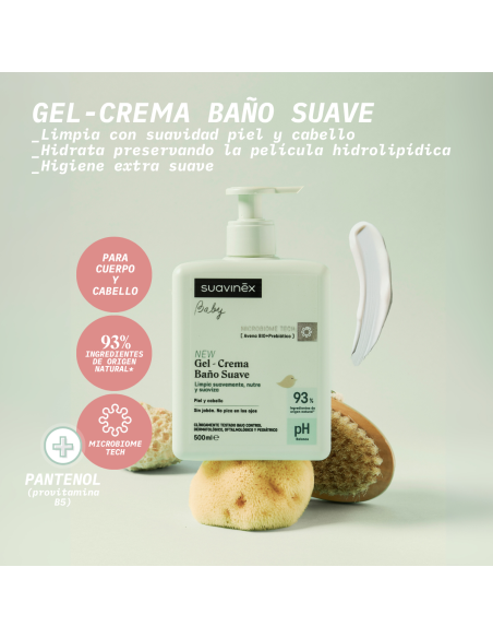 Suavinex Gel-Champú Baño Suave 500 ml