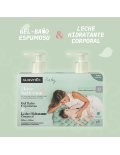 Suavinex Pack Gel-Crema Baño Suave + Leche Hidratante 2