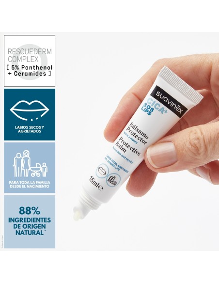 Suavinex CICA Bálsamo Protector para Labios 15ml