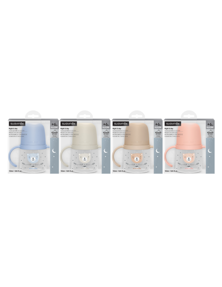 Biberon Suavinex Entrena Asas Silic +6m 150ml