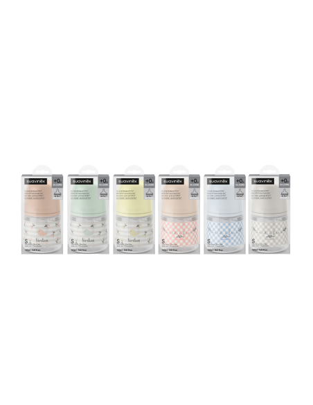 Suavinex Biberon Tetina Fisiologica Silicona 0-6M Flujo S 150ml