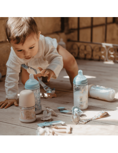 Suavinex Biberón boca ancha Tetina 3 Posiciones Cristal 240 ml 2