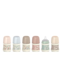 Suavinex Biberón Boca ancha Premium Tetina Silicona 3 posiciones 150 ml