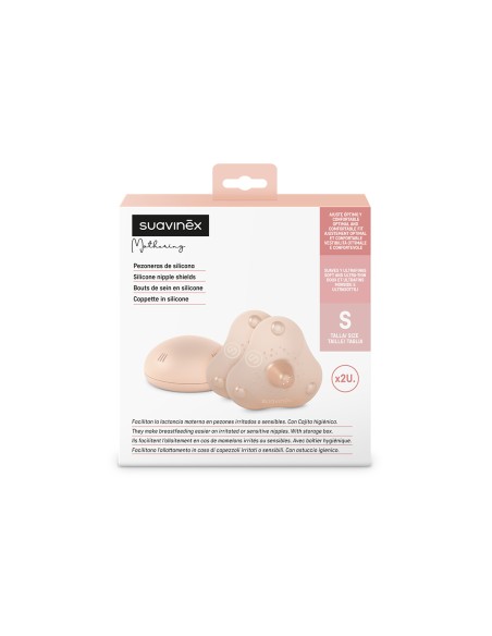 Suavinex Pezoneras de Silicona Talla S 2 unidades