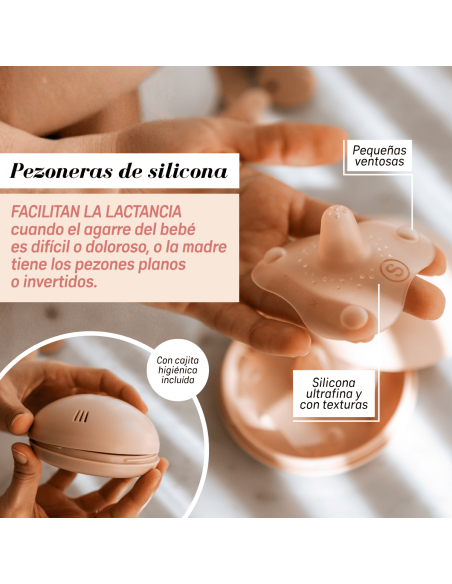 Suavinex Pezoneras de Silicona Talla S 2 unidades