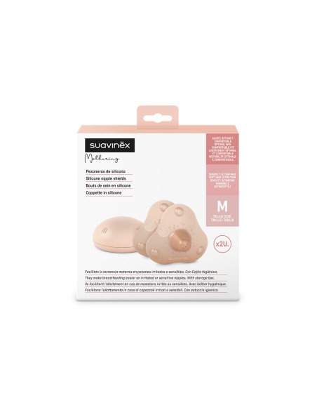 Suavinex Pezoneras de Silicona Talla M 2 unidades
