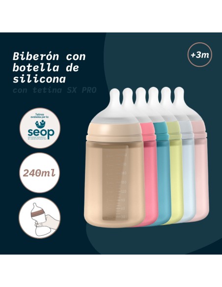 Suavinex Biberon Essence Silicon Suave 240ml