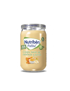 Nutribén Potitos Crema Suave de Calabaza y Queso 235g