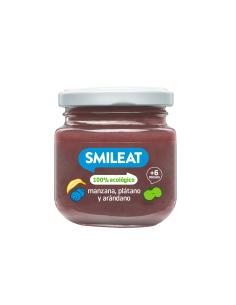 Smileat Tarrito de Arándanos, Plátano y Manzana