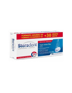 Steradent Triple Acción 90 Tabletas