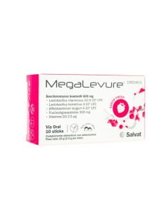 MegaLevure Sabor Fresa 10 sticks