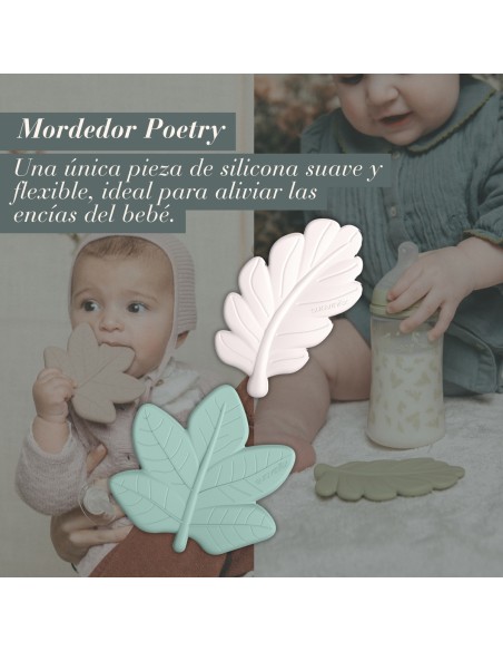 Suavinex Poetry Mordedor Silicona Hoja Silvestre