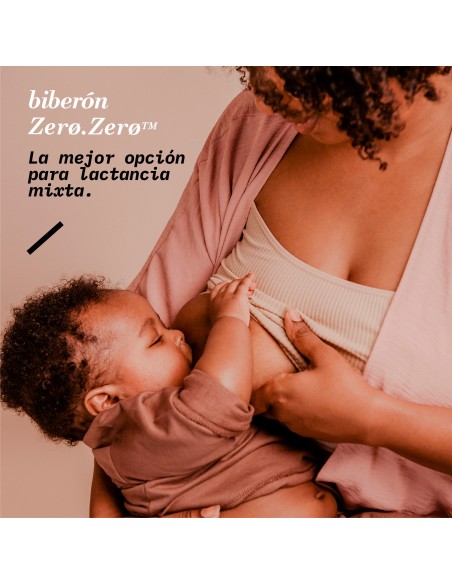 Suavinex Zero Zero Set Biberon Anticólico Deep 180ml + Chupete -2-2M