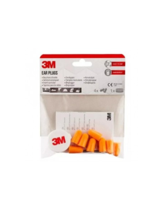 3M Tapones Oidos Poliuretano Ruido 4 pares