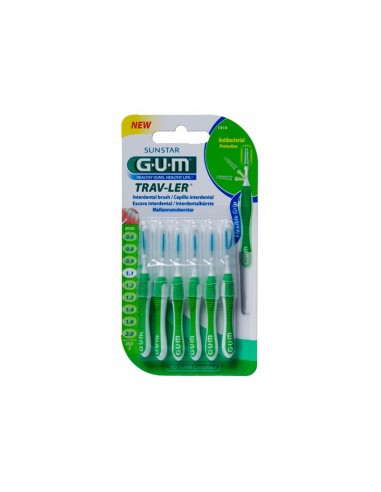 Gum 1414 Cepillo Interdental Trav-Ler 1.1Mm