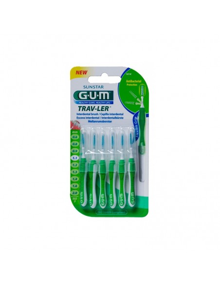 Gum 1414 Cepillo Interdental Trav-Ler 1.1Mm