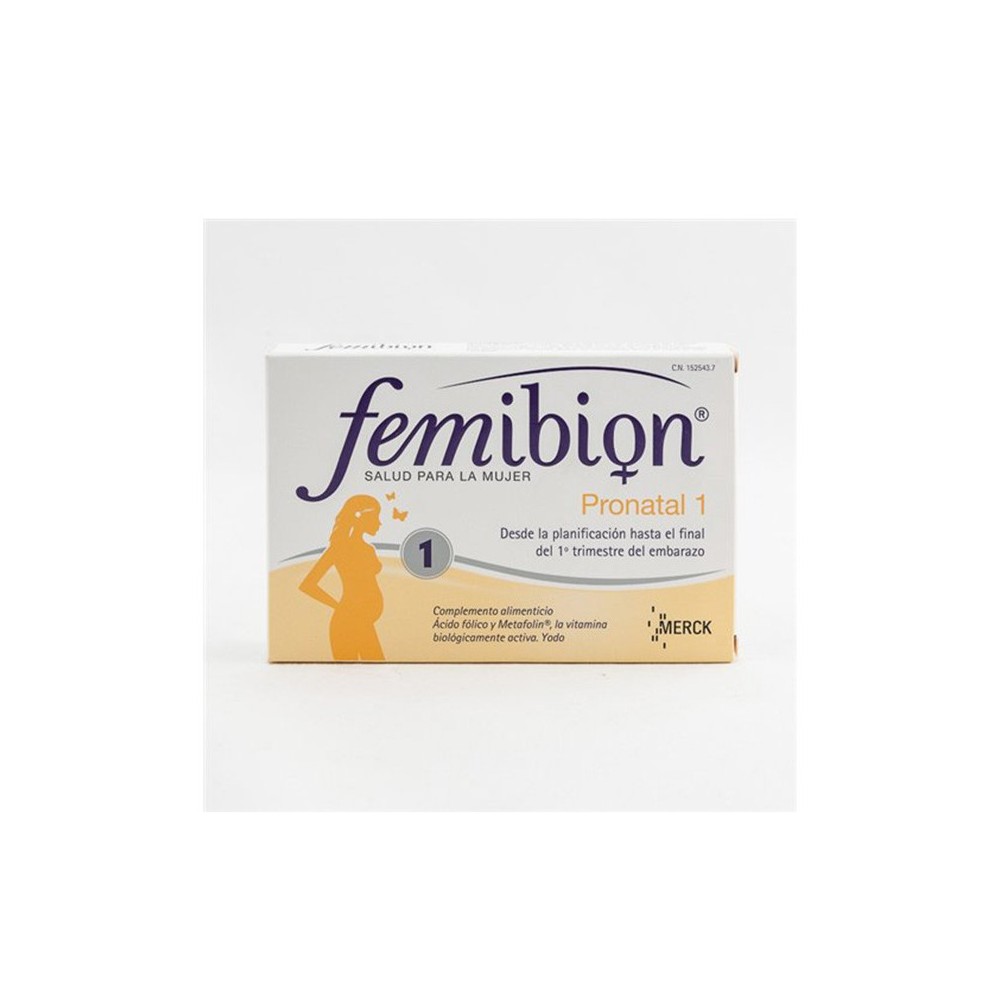 Femibion 1 Pronatal Mujer Multivitaminas con Ácido Fólico 2x28 Comprimidos